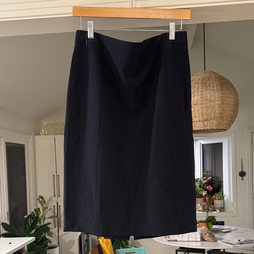 Ann Taylor Navy Pencil Skirt